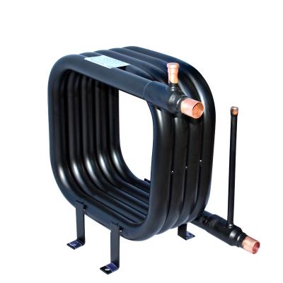 China Heat pump swimming pool condenser/stainless coil coaxial exchanger/stainless tube and stainless cooling coil for sale