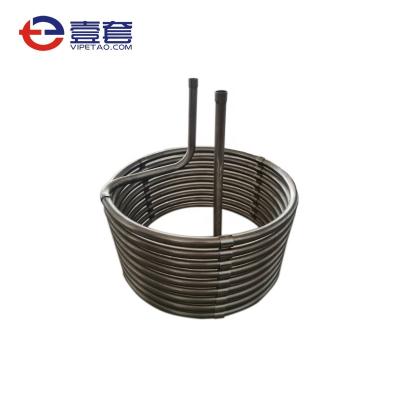 China Titanium Twisted Tube Cooling And Heating Evaporator Coil For Cooling And Heating for sale