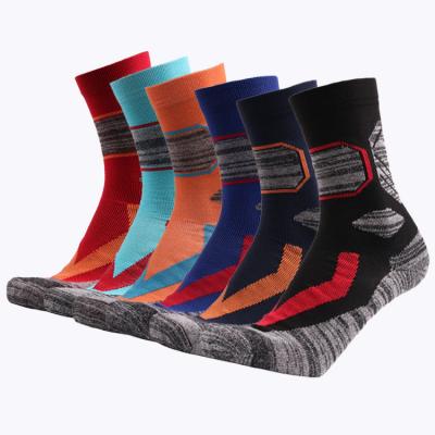 China Wholesale Custom Waterproof Breathable Compression Cotton Ski Socks Men Increasing Running Cycling Socks for sale