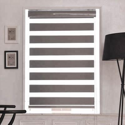 China Zebra Roller Window Shades UV Protection Motorized Zebra Curtains for sale