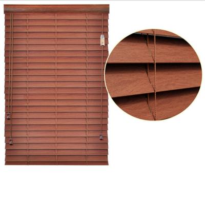 China Electric UV Protection Window Blinds 50mmWood Custom Venetian Blinds for sale