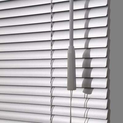 China New Style Cheap Silver Color 25mm Slat Aluminum Venetian Protection Blinds for sale