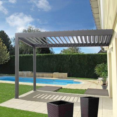 China Easily Assembled Outdoor Garden Sets Decorative Waterproof Aluminum Pergola For Sunshade for sale