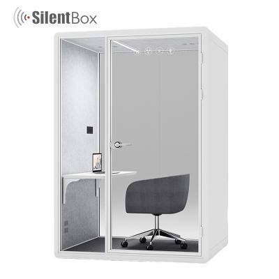 China Indoor Privacy Office Pod Booth (Other) 2 Person Conference Small Private Indoor Soundproof Adjustable Soundproof Enclosure for sale