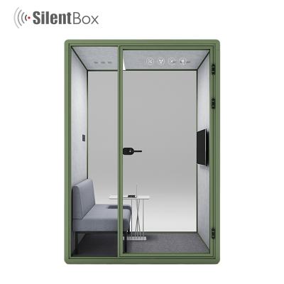 China Office Privacy Telephone Booth Noise Insulation Office Meeting Soundproof Pod (Other) 2 Person Adjustable Conference for sale