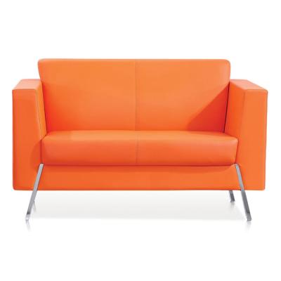 China Office Sofas (Height) Adjustable European Style Orange Living Room Soft Furniture Brands 2 Seat Economic Sofa / Beauty Office for sale