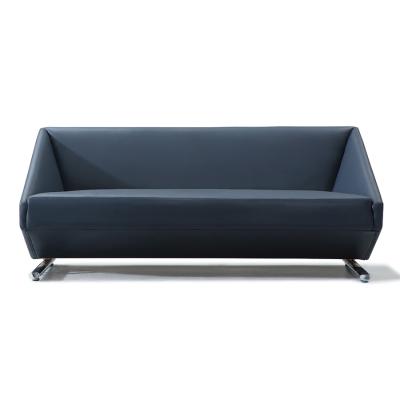 China Fabric Sofas Black Leg Frame Modern Office Sofa Spray Design for sale