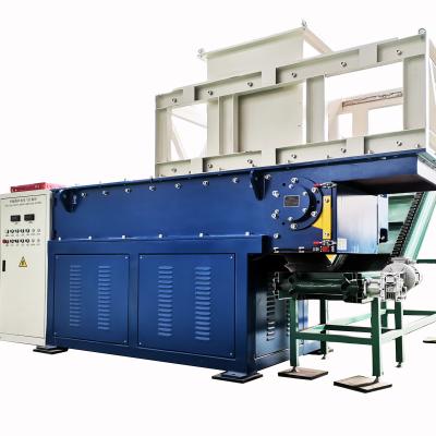 China Recycle Waste Plastic Plastic Clumps Shredding Machine Single Shaft Shredder for sale