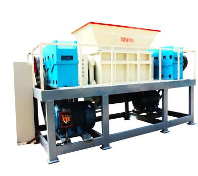 China High Efficiency Safety Long Life CE Plastic Double Shaft Shredder For Sale for sale