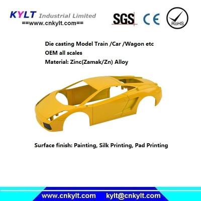 China La aleación exacta del cinc/del metal de Zamak a presión el coche modelo de la fundición/camión/carro/tren (la ESCALA de HO/TT) en venta