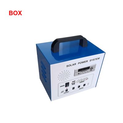 China HOME/CAMPING BOX DC 12V 17AH MP3 Solar Generator Solar Power System Portable Generator for sale