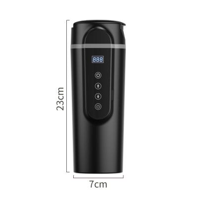 China S2H 12V 24V Home Portable Smart Car Water Cup Water Heater Car Electric Kettle for sale