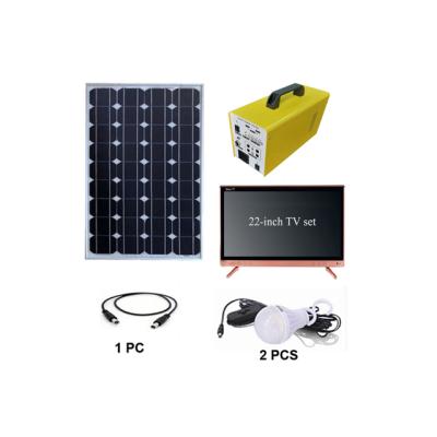 China Home 12V 36AH 432WH 22 inch solar tv system lcd dc 12 volt dc tv 12v dc led tv for sale