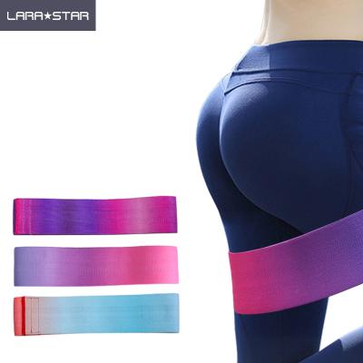 China Durable Printing Resistance Bands Elastic Exercise Hip Circle Bands Fabric Booty Bands for sale