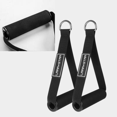 China Durable Strength Tricep Bank Rope Cable Grip V Bar Fitness Training Accessories for sale