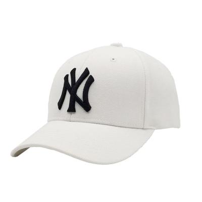 China Custom Logo Unisex 6 Panel Cotton Twill New York JOINT Baseball Cap Washed Hats for sale