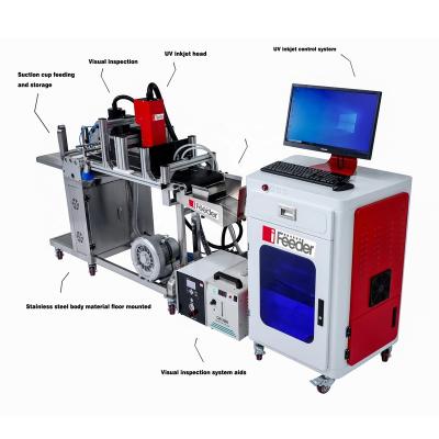 China Suction Cup Paginations Conveying Printing / Spray Printing Feeding Plastic Bags Packaging Cards Etc. Inkjet Suction Cup UV Adsorption Paging Machine for sale