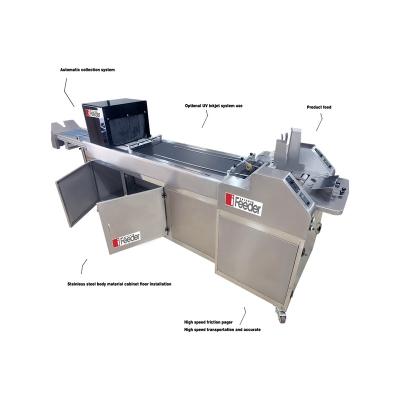 China Packing Bag Feeding Through Fully Automatic UV Rack Inkjet Rubbing Paginations Stainless Steel Paginations Machine for sale