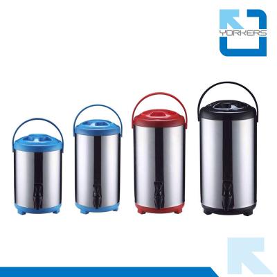 China Sustainable Stainless Steel Metal Insulation Tea Milk Coffee Bucket And Canister for sale