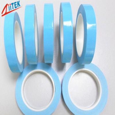 China Fita adesiva térmica acrílica azul 1,2 W/mK do elevado desempenho para a lâmpada fluorescente 0.1~0.5mmT Led à venda