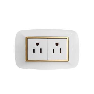 China 110V Residential/General Purpose For South America Market US Standard Plug Socket Wall Outlet Factory Customized for sale