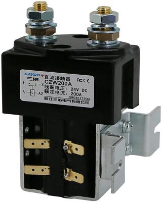 China SAYOON factory sale 200A direct electric contactor CZW200A/ZJW200A/SW180 DC contactor CZW200A/ZJW200A/SW180 for sale