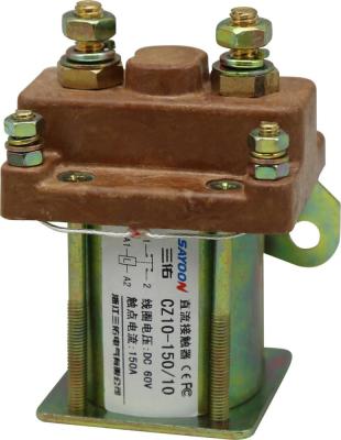 China 150A Normal Open Single Pole DC Contactor CZ10-150-L for sale