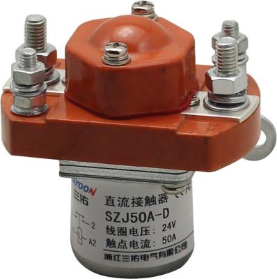 China SAYOON 50A Circuit Contactor 12V 24V 36V 48V 60V 72V DC Motor Contactor SZJ50A-D/MZJ50A/ZJ50A-D for sale