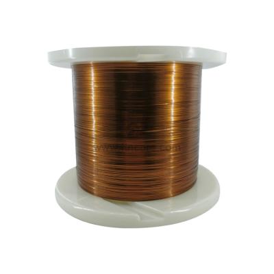 China Solenoids Relay/Transformer/Coil/Motor Winding AIW Class 220 Rate Ultra Thin Self Bonding High Temperature Flat Enameled Copper Wire for sale