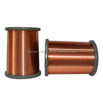 China 0.012 - 0.8mm Self Adhesive Wire Bonding Self Adhesive Enameled Copper Wire Coil / Motor Solenoids Relay / Transformer / Coil Winding Bonding CCA Copper Wire For Voice Coil for sale