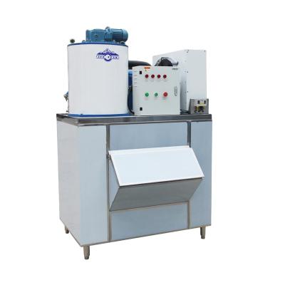 China Fresh-keeping automatic factory price fish flake ice machine 2500 kg per day for sale