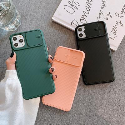 China TPU+PC For iPhone 13 Pro Max Mini 12 Hybrid Shockproof Matte Cover Soft Case For iPhone 13 Pro Case Slide Camera Protective Phone Case for sale