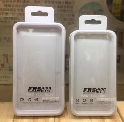 China Stock Clear Printed Plastic TPU+PC Blister Retail PVC Cell Phone Smartphone Cell Phone Case Packaging Mobile Box For iPhone Case Package for sale