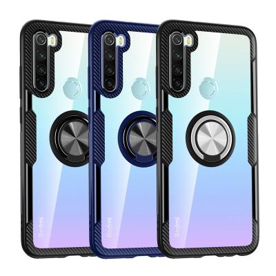 China Shockproof Note 11 9S 8 T 9 S pro 5 Max For Xiaomi Mi 9T 10 de TPU+PC Armor Case For Xiaomi Redmi 9 8 Se pro Note8 Ring Holder Stand Cover for sale