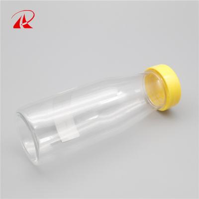 China 200ml Eco-friendly Recyclable Plastic Water Bottle With Flip Cap for sale