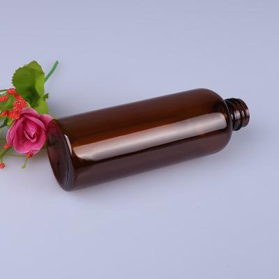 China Personal Care 500ml Amber Bottle Pet Plastic Amber Bottle Plastic Spray Bottle for sale