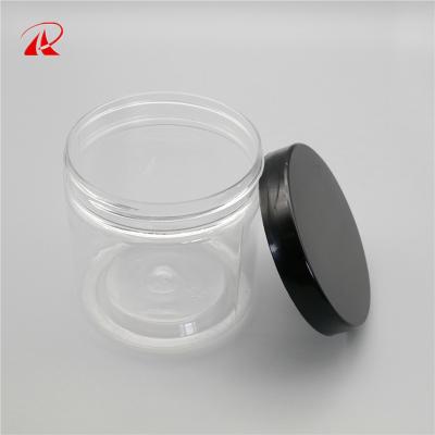 China Household Products PET Cosmetic Jar, Food Packet, Wide Mouth Plastic Jar With Screw Top for sale