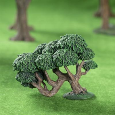 China Green Popular Miniature Dimensional Tree Tree World 3D Miniature TRPG Customization for sale