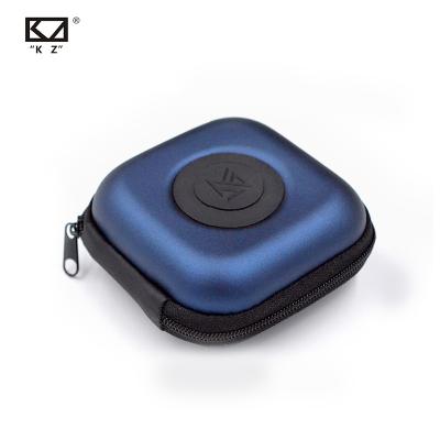 China For Earphone KZ PU Case Bag Shockproof Filling Leather Luxury Cover For Apple Airpod Case Earbuds Black Red Light for sale