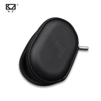 China For Earbuds Elliptical KZ Black Case Fashion Bag Cover For Oval Earbuds Earphone Case Customized Box for sale