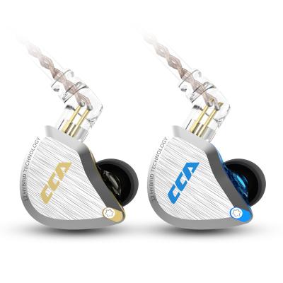 China CCA C12 12Units Hi-Fi Headphone Hybrid Stage Bass Earbuds 5BA+1DD Metal&Plastic Performance In Ear Monitor Headphones for sale