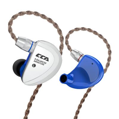 China CCA C16 8BA In-Ear Monitor High Fidelity Earphone Professional Sound Canceling Musician Earphones Perfect Deep Bass Headphone for sale