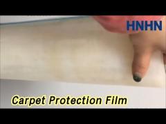 Adhesive Backed Carpet Protection Film 50 Micron 650mm Skin Packing