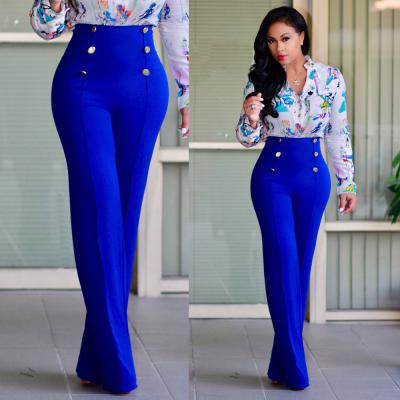 China Viable Women's Pants With Style Clothing Offer Fashion Casual Big Bottoms Looses Solid Color Pants for sale