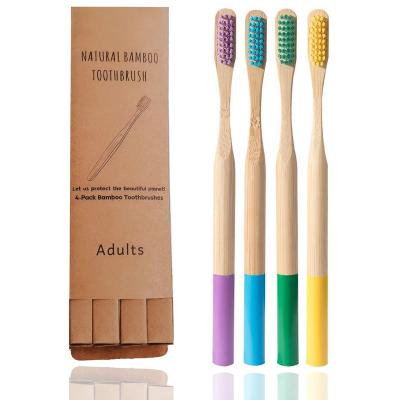 China Wholesale Cheap Price Disposable Bamboo Toothbrush Baby Toothbrush Bambu Zero Waste Brush for sale