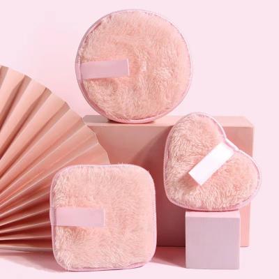 China Soft Reusable Soft Face Pad Facial Cleansing Pads Washable Organic Microfiber Makeup Remover Pad for sale