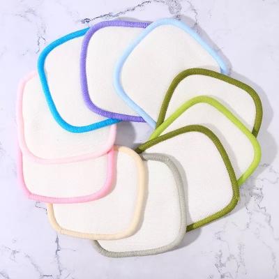 China Soft Organic Bamboo Reusable Makeup Pads Remover Pads Washable Eco-friendly Natural Bamboo Cotton Rounds for sale