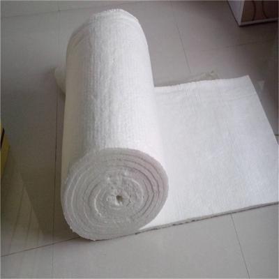 China Fire Proof Lining Material High Pure Alumina Silicate Ceramic Fiber Wool Blanket in Pure White for sale