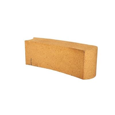 China 230x114x65mm Round Fire-Resistant Curved Fire Brick with ISO9001 Certificate for sale