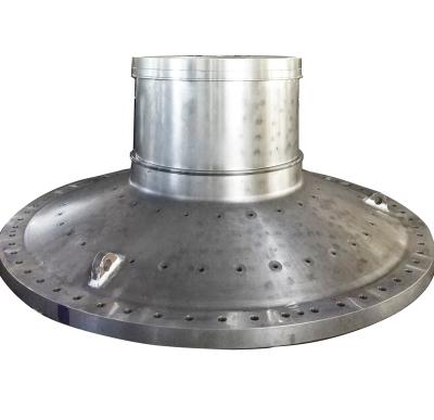 China Mining And Construction Customized End Cover Mill End Cap / Heavy Duty Casting Steel Mill / Rotary Kiln End Housing for sale